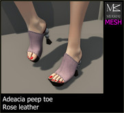 Miamai_Adeacia Peep toe Umber leather DEMO*