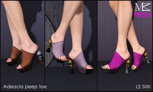 Miamai_Adeacia Peep toe Umber leather DEMO*