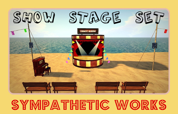 Sympathetic Works - Comic Show Stage Set