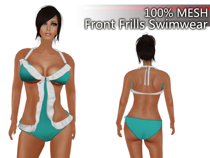 ★★Limited Offer★★ {P.Fashion} Front Frills Swimwear am2