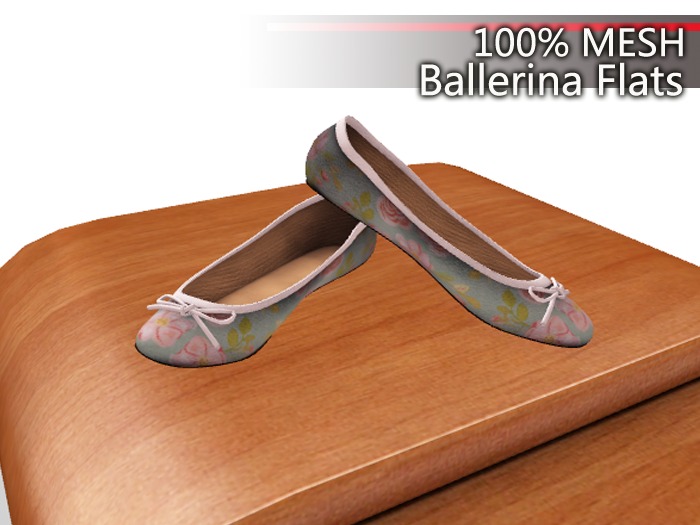 100% Mesh Ballerina Flats bd4