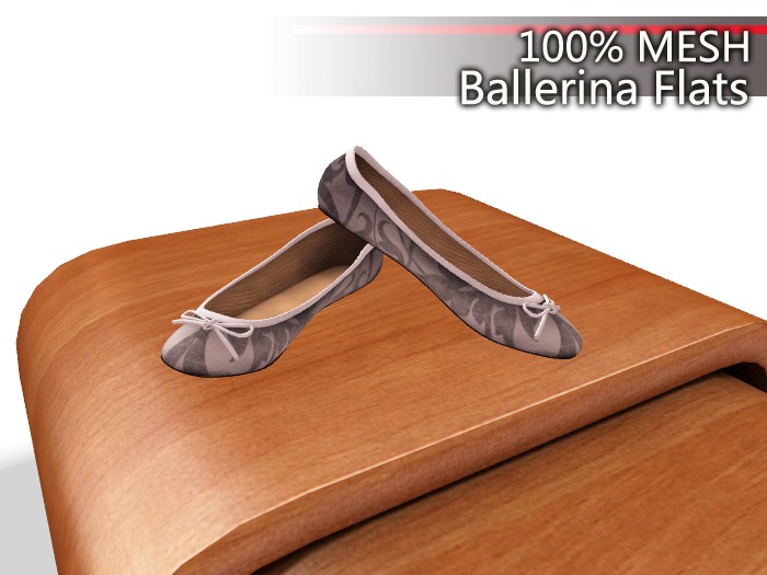 100% Mesh Ballerina Flats be2
