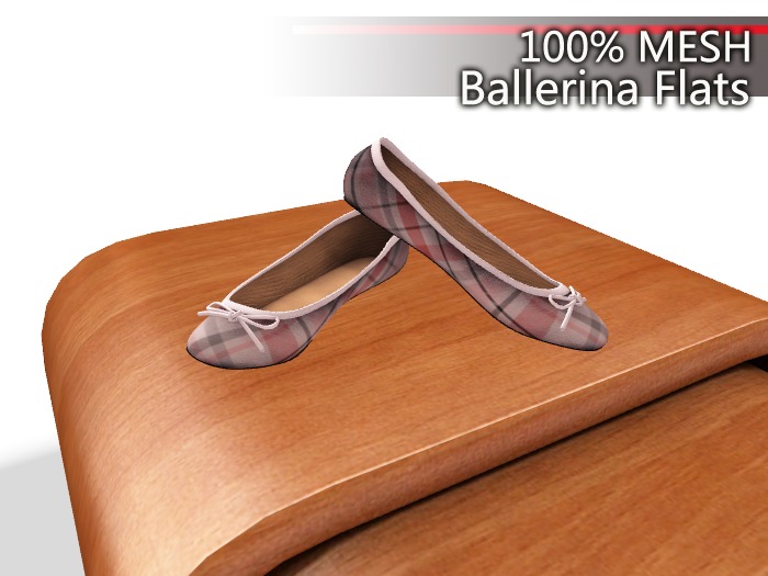 100% Mesh Ballerina Flats be 3