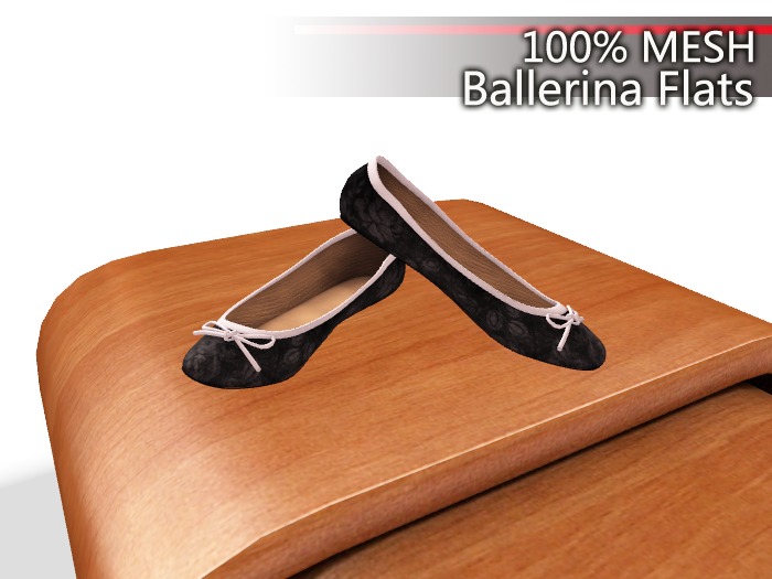 100% Mesh Ballerina Flats be 4
