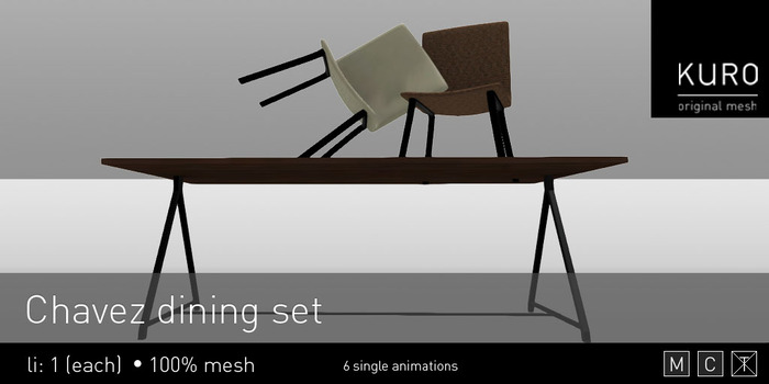 Kuro.Chavez dining set