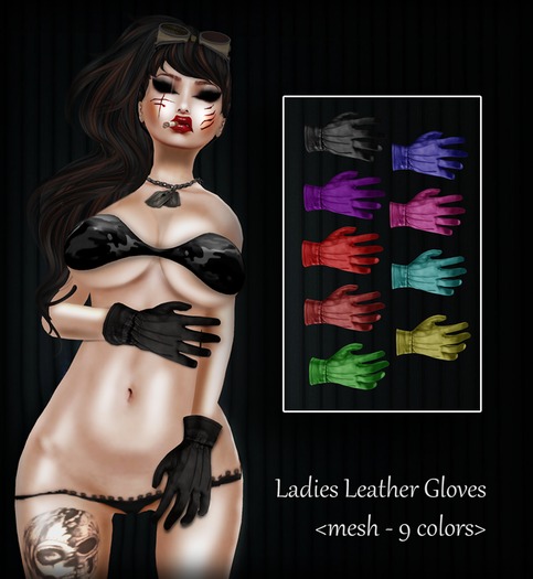 dl:: Ladies Leather Gloves
