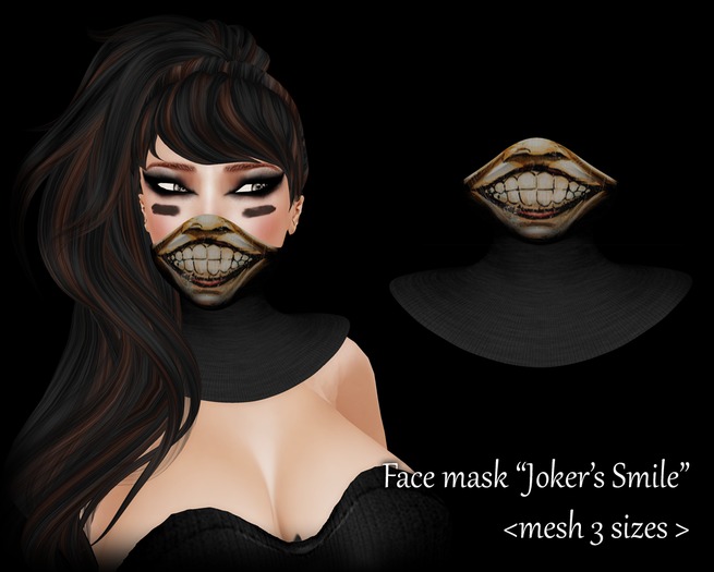dl:: Face mask  Joker's Smile