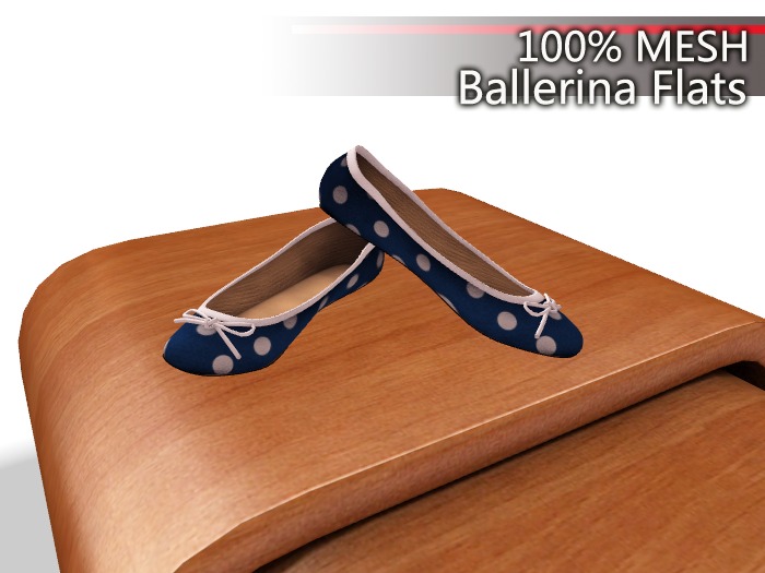 100% Mesh Ballerina Flats bf1.2