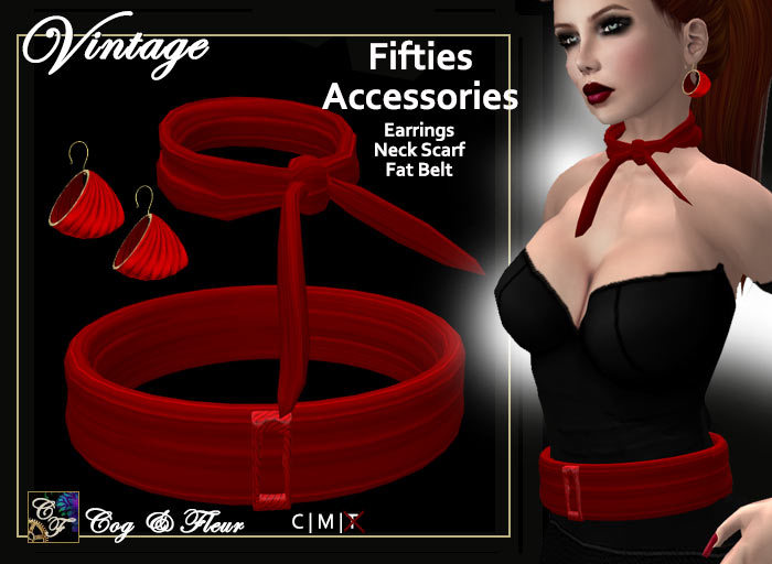 C&F Fifties Accessories Pack - Scarlet