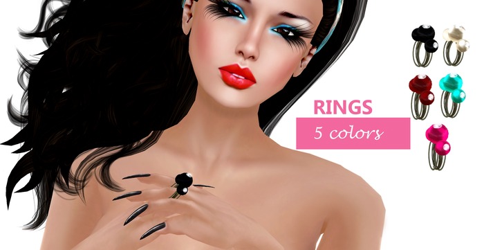 **Stylovely**5 different colored rings
