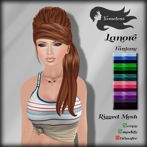 Tameless Hair Lanore (MESH) - Fantasy