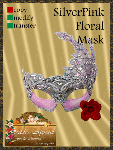 *Goddess* Gypsy Red Multi Mesh Mask