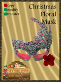 *Goddess* Gypsy Red Mesh Mask