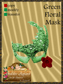 *Goddess* Orange Floral Mask
