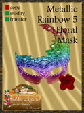 *Goddess* Gypsy Red Multi Mesh Mask