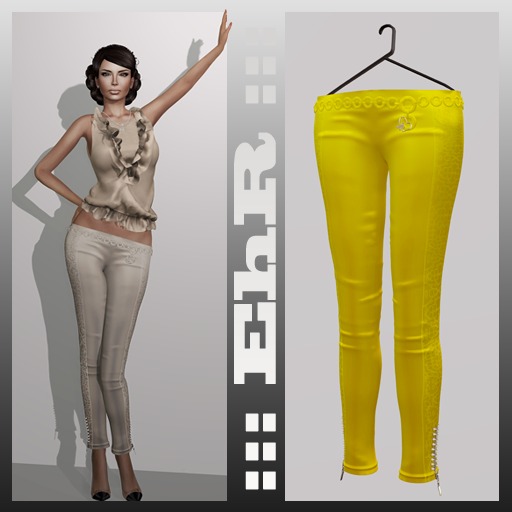 ::: EhR :::_ pants spikes (yellow)