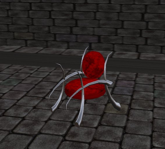 Vampire gothic chair 
