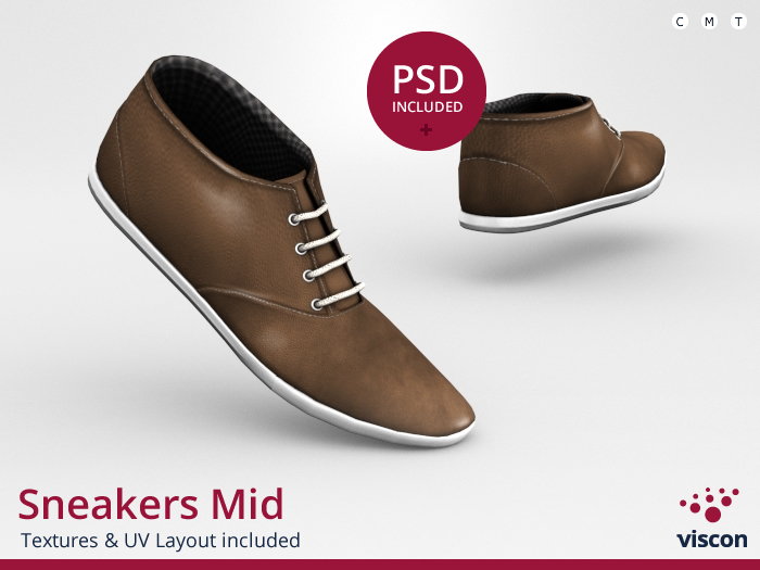 *viscon* Mesh Sneakers Mid