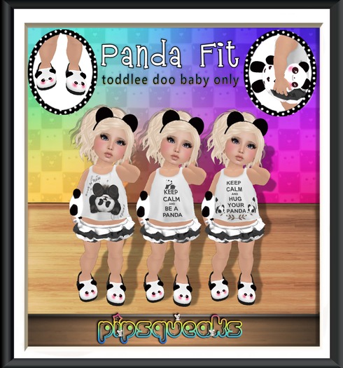 {PiP} Panda Fit Babies Only!