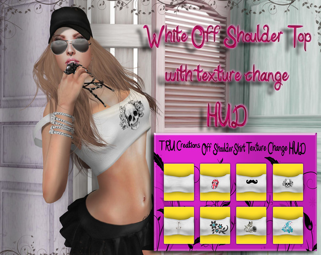 White Off Shoulder Top