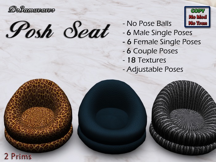 Dr3amweaver assento Posh ** 24 animações **