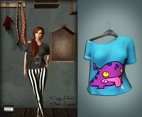 Cozy Shirt "Slug Monster" (mesh) - even.flow