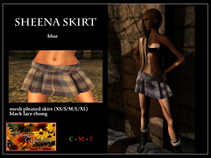 *SA*Sheena SKIRT BLUE