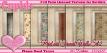 *Cupids Textures * 16 SEAMLESS PRINT AND FRAME WALLS SET 2
