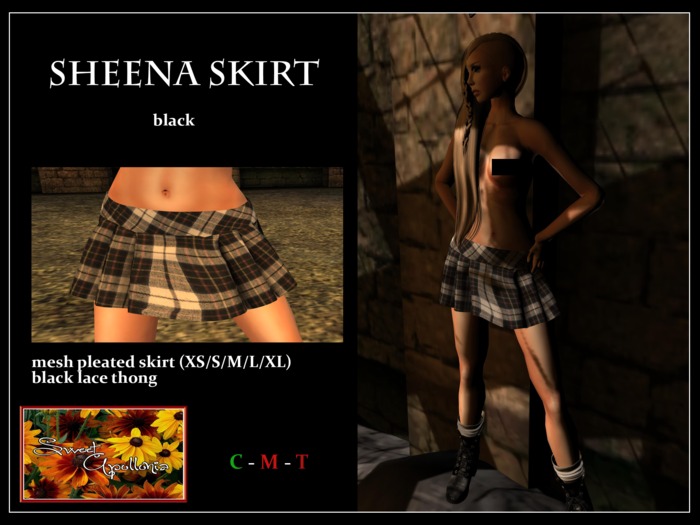 *SA*Sheena SKIRT BLACK