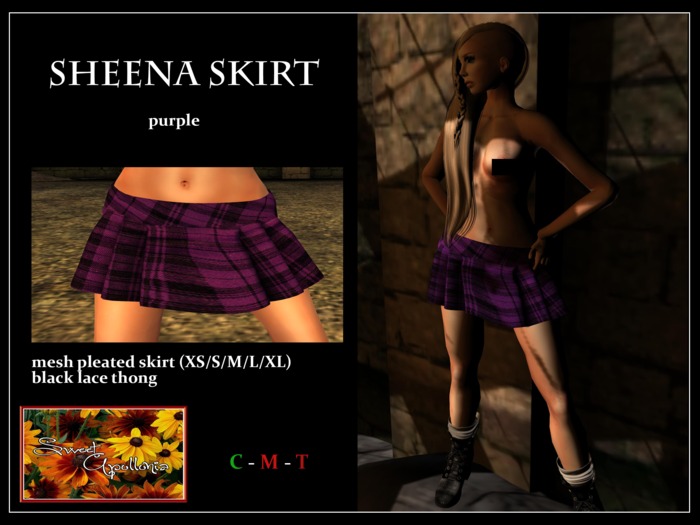 *SA*Sheena SKIRT BLUE (BAG)