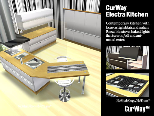 CurWay Electra white kitchen