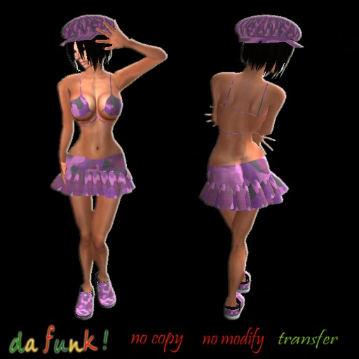 purple camo set