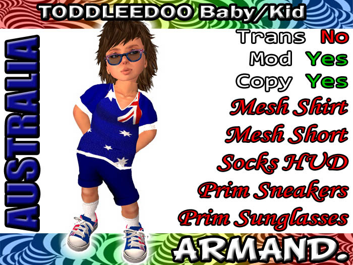 --ARMAND-- FLAGS OUTFIT - AUSTRALIA