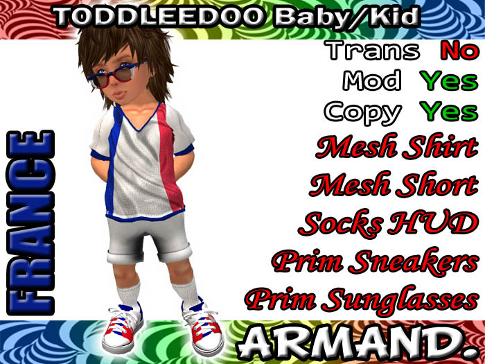--ARMAND-- FLAGS OUTFIT - FRANCE