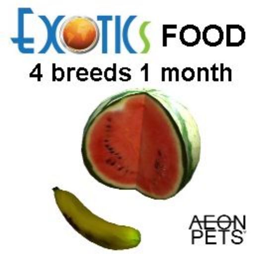 exotics food 4 1m *boxed*