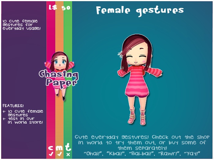 [ CP ] Female Gestures