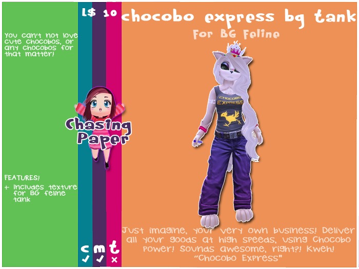 [ CP ] Chocobo Express BG Tank
