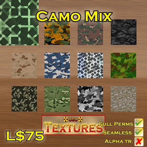 USC Textures - Camo Mix 