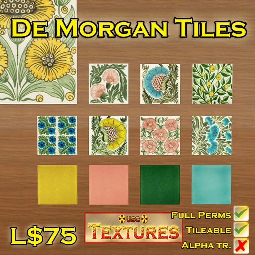 USC Textures - De Morgan Tiles 