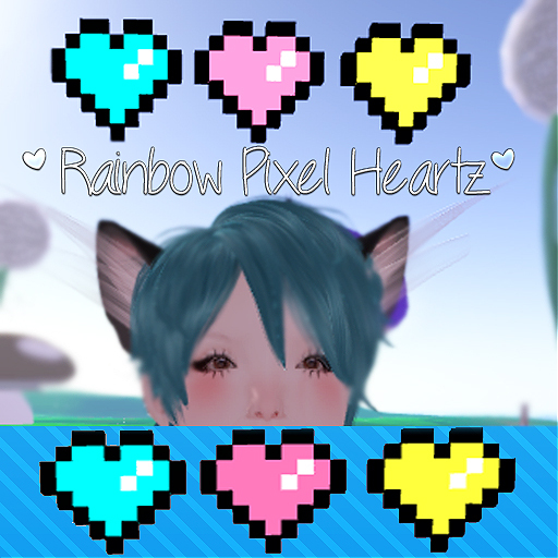 [P*]Pixel Heartz Rainbow