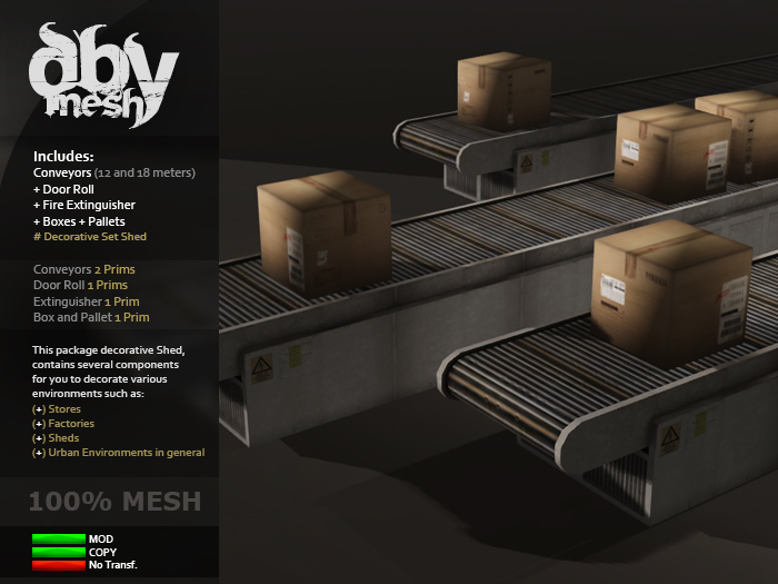 Pack Set Shed [DBy Mesh]