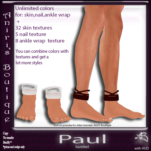 (AB) Paul barefeet