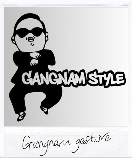 Gangman style gesture