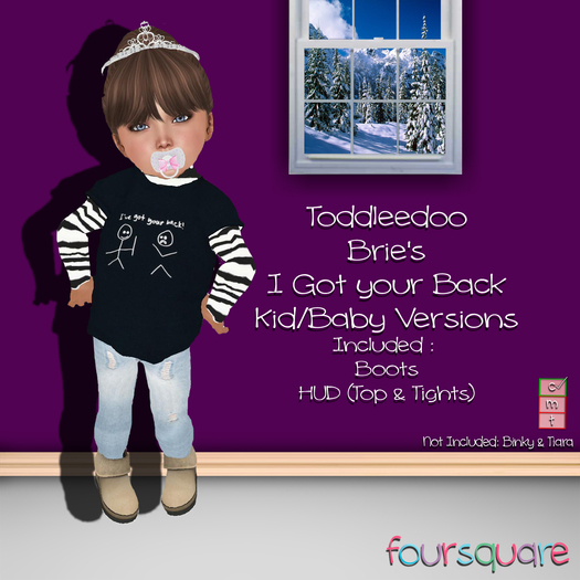 :.:FourSquare:.: Brie's I got Your Back Toddleedo