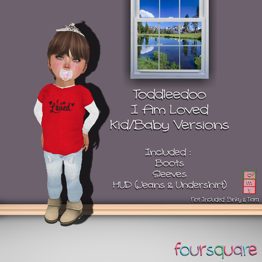 :.:FourSquare:.: I am Loved Toddleedo