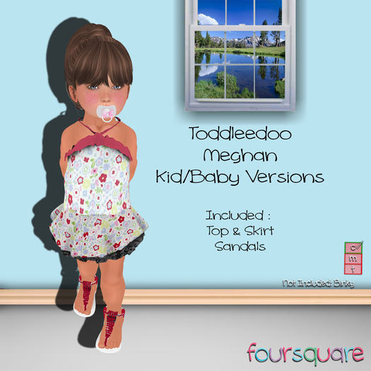 "FourSquare" Meghan Beach Dress Toddleedo