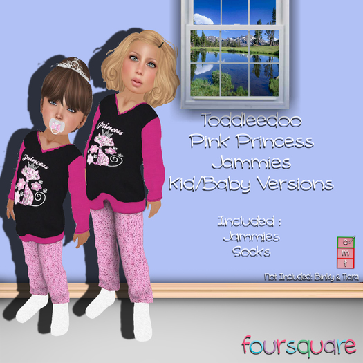 :.:FourSquare:.: Pink Princess Jammies