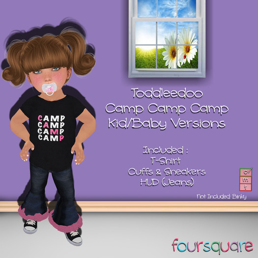 "FourSquare" Camp Camp Camp Toddleedo