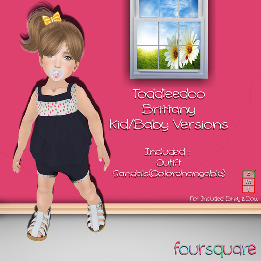 "FourSquare" Brittany Toddleedo[BOXED]