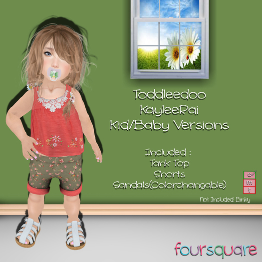 "FourSquare" Kayleerai Toddleedo[BOXED]